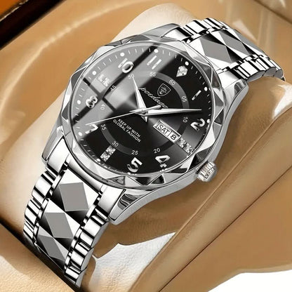Herren-Sportuhr Titan wasserdicht 50m Quarzwerk