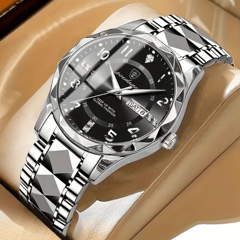 Herren-Sportuhr Titan wasserdicht 50m Quarzwerk