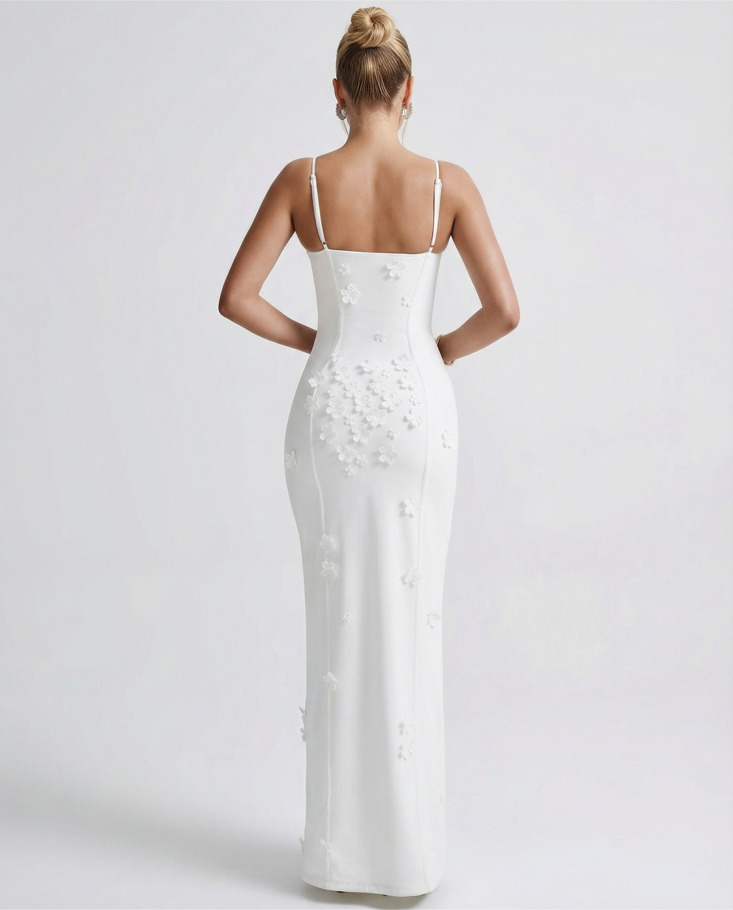 ARIA Robe Maxi Luna Fente – Romantique et Élégante