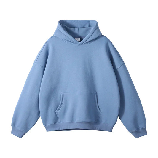 Herren-Hoodie aus atmungsaktivem Fleece, bequem, lässig, Herbst