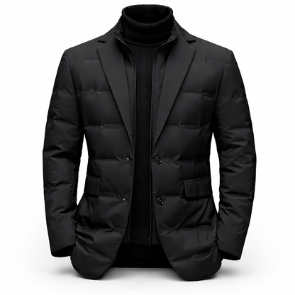 Veste matelassée homme style blazer coupe slim