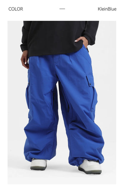 Pantalon snowboard unisexe coupe large décontractée