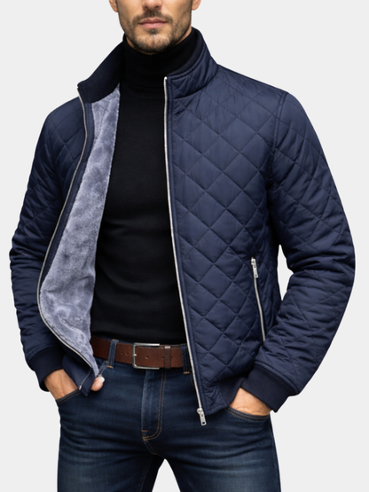 Veste d'hiver homme matelassée coupe moderne