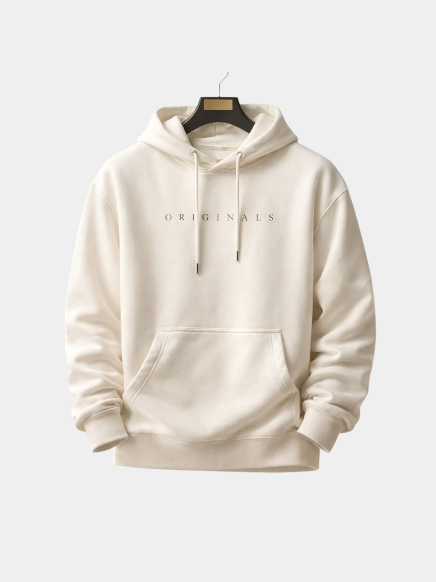 Pull à capuche homme ample confort décontracté