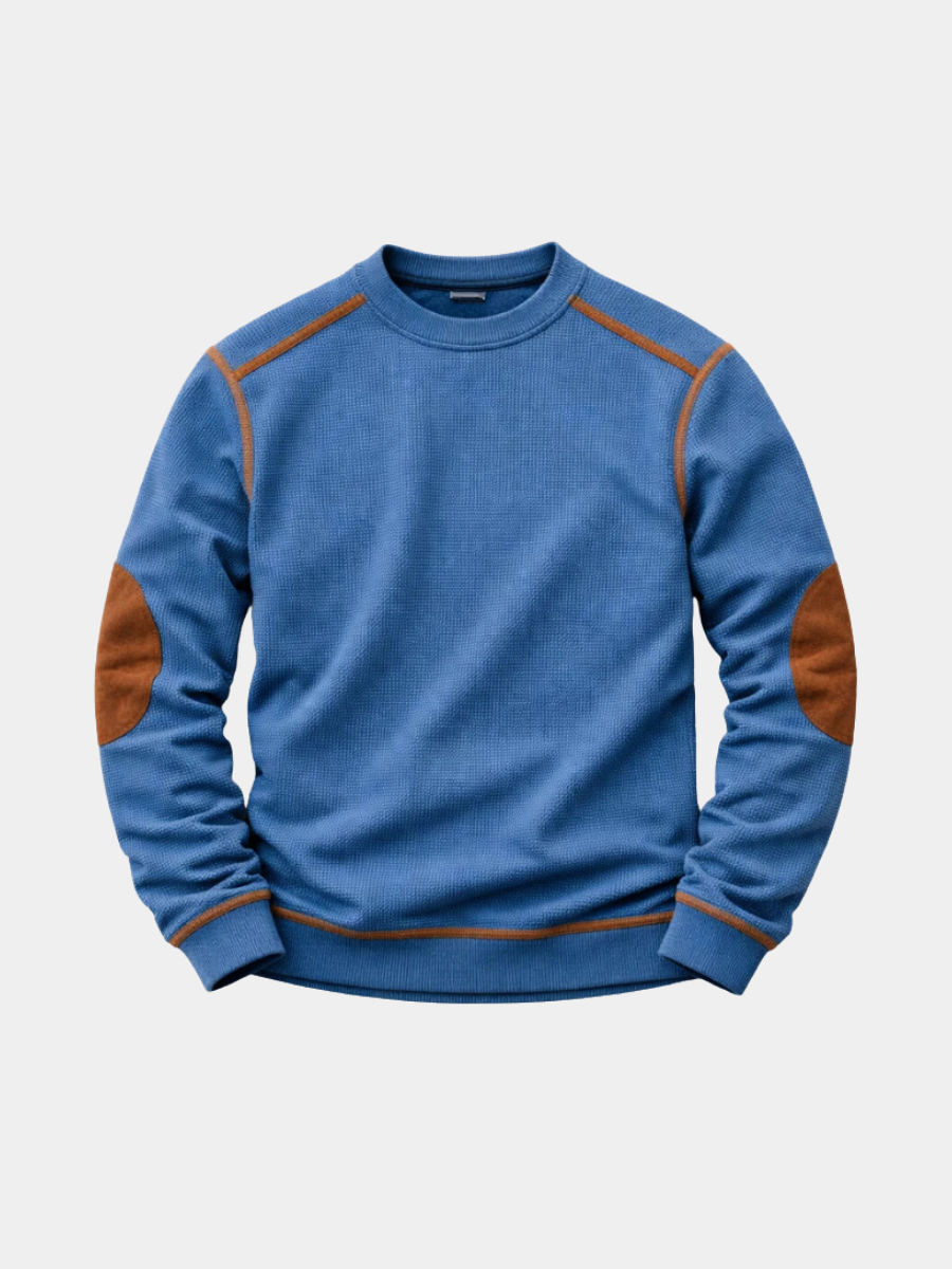 Weicher Struktur-Pullover für Herren in lässiger Passform