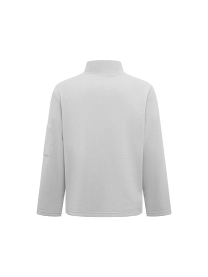 Veste polaire homme coupe-vent col montant chaude