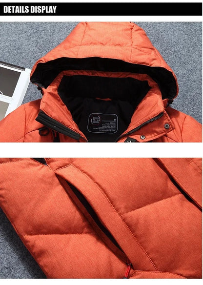 Isolierter, wasserdichter, winddichter Hochleistungs-Parka für Herren