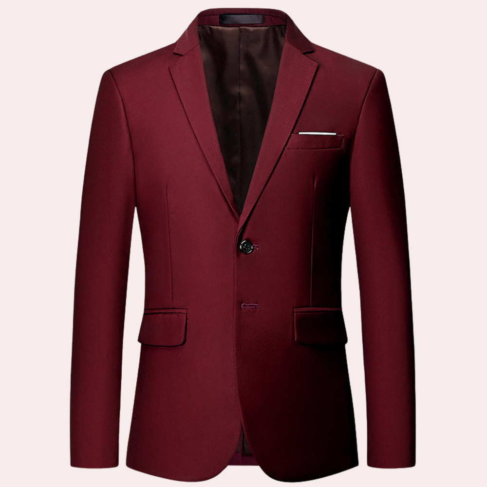 Blazer homme slim fit tissu respirant élégant