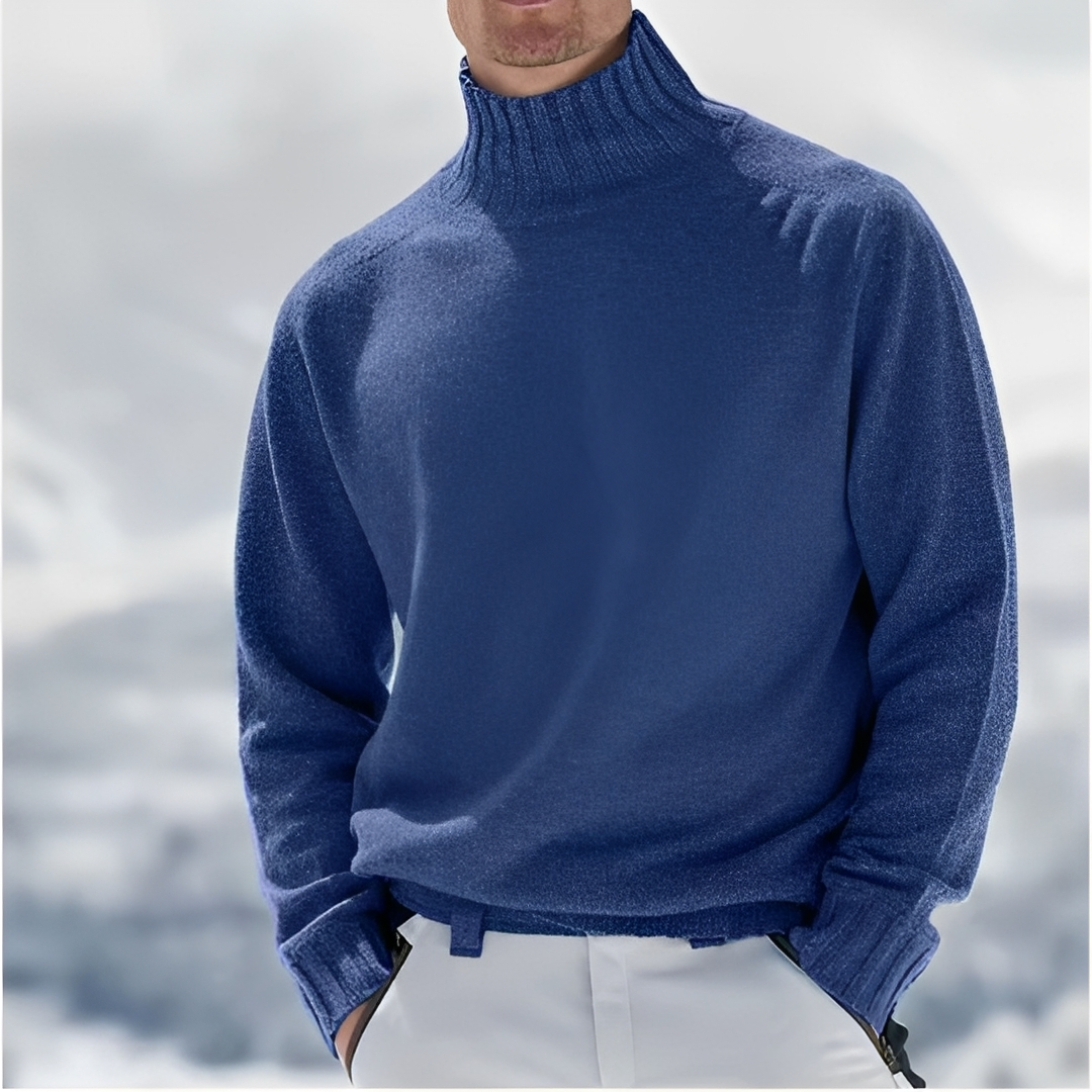 Warmer, weicher und vielseitiger Herren-Rollkragenpullover