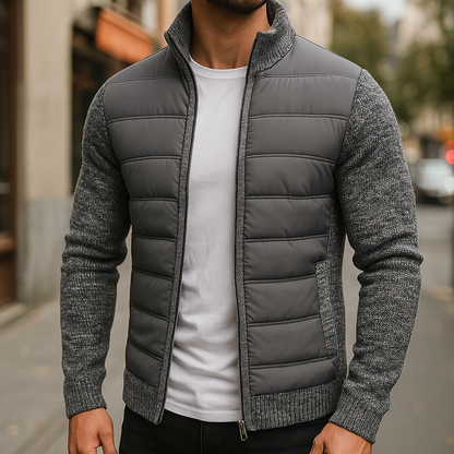 Parka homme coupe épurée pour quotidien