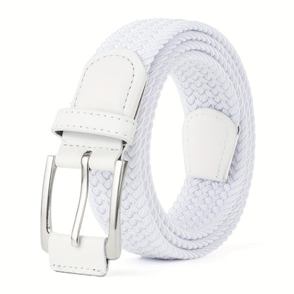 Ceinture homme tressée ajustable boucle ardillon