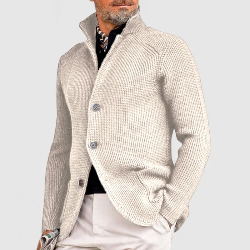 Herrenstrickjacke dicht gewebt elegant Büro Abend