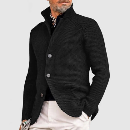 Herrenstrickjacke dicht gewebt elegant Büro Abend