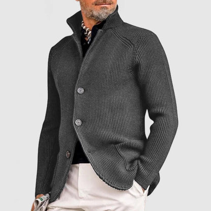 Herrenstrickjacke dicht gewebt elegant Büro Abend