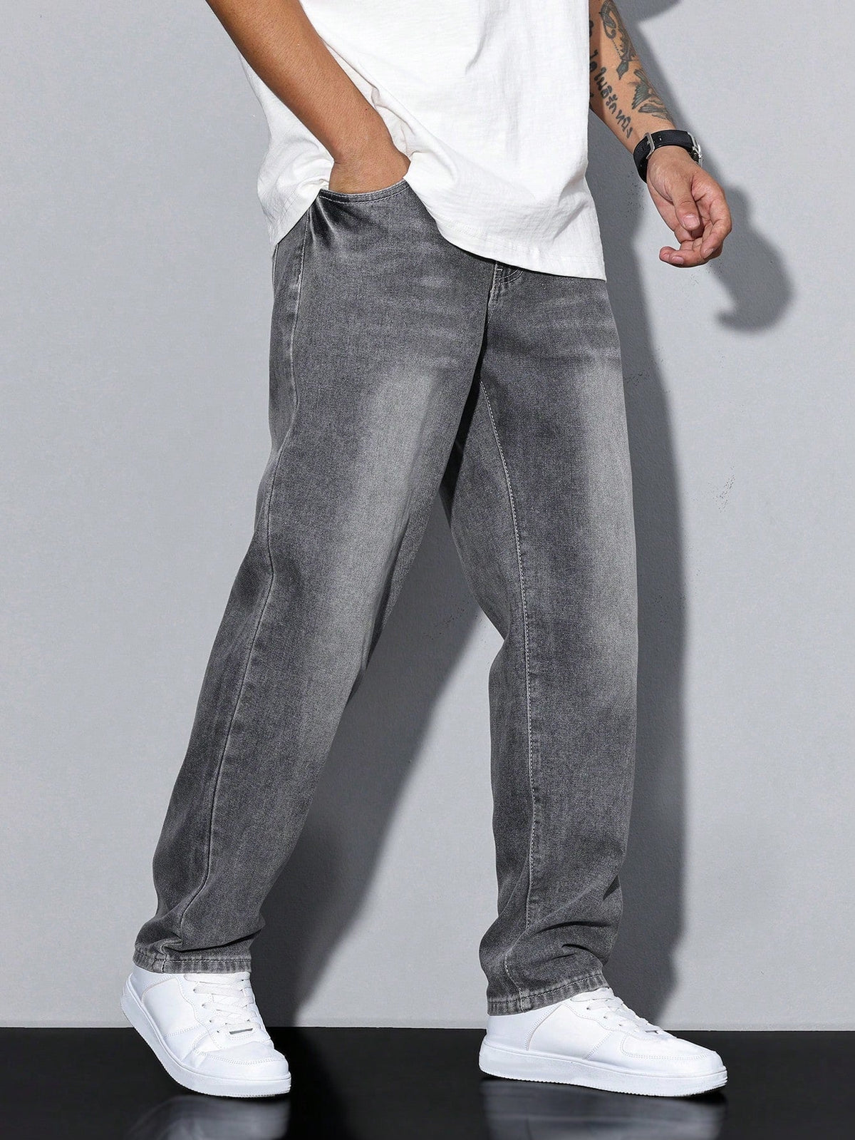 Klassische Jeans für Herren mit geradem Schnitt und langlebigem Tragekomfort