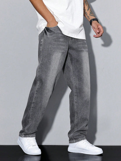 Klassische Jeans für Herren mit geradem Schnitt und langlebigem Tragekomfort