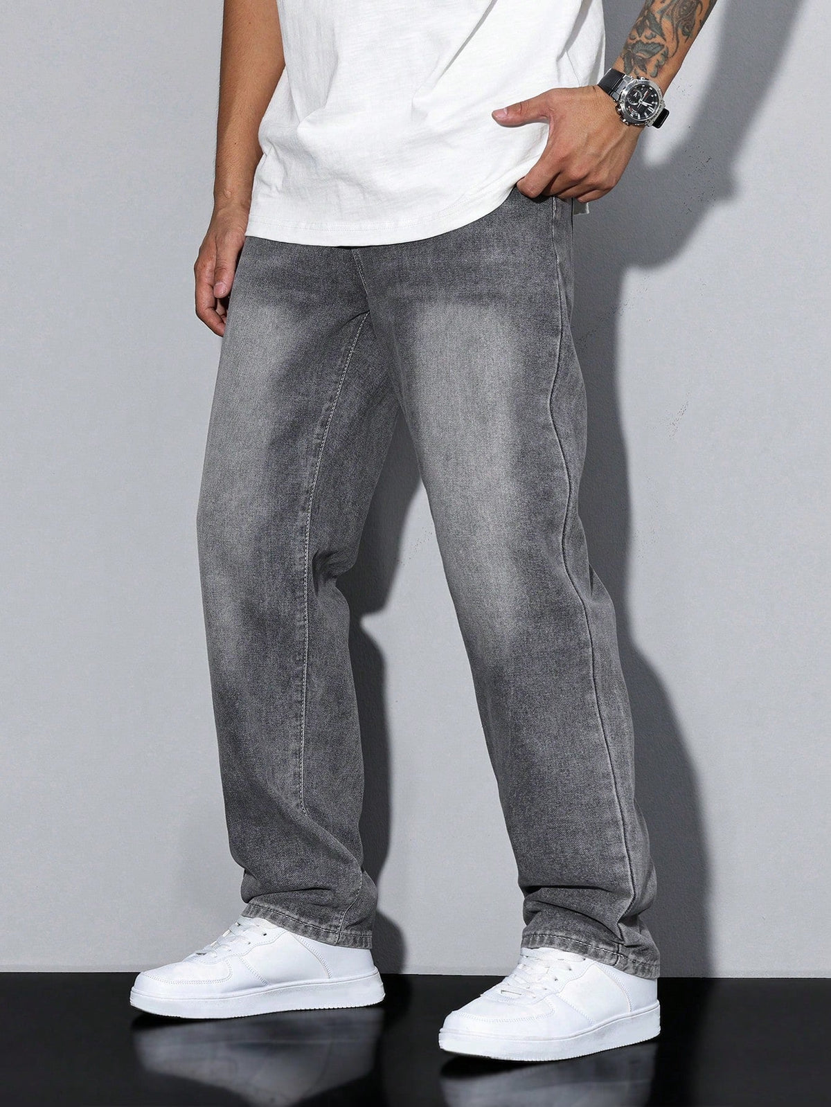 Klassische Jeans für Herren mit geradem Schnitt und langlebigem Tragekomfort