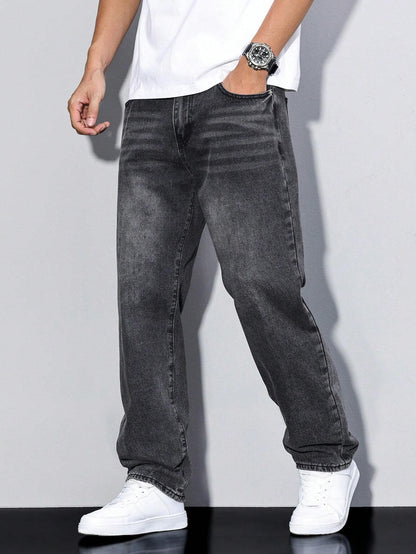 Klassische Jeans für Herren mit geradem Schnitt und langlebigem Tragekomfort