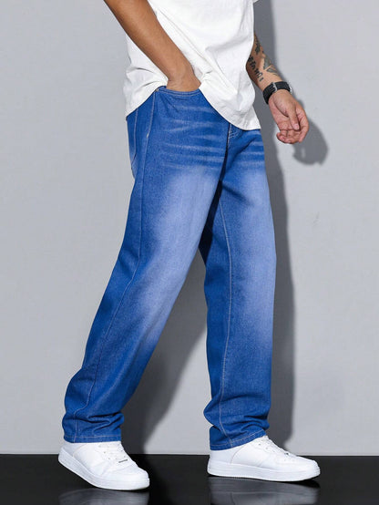 Klassische Jeans für Herren mit geradem Schnitt und langlebigem Tragekomfort