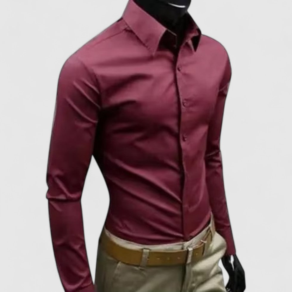 Chemise homme slim fit stretch pour soirée élégante