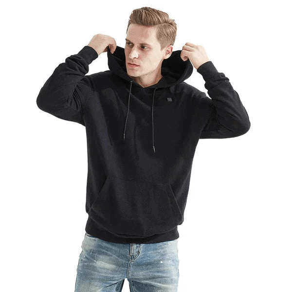 Beheizbarer Unisex-Kapuzenpullover mit einstellbarer Temperatur
