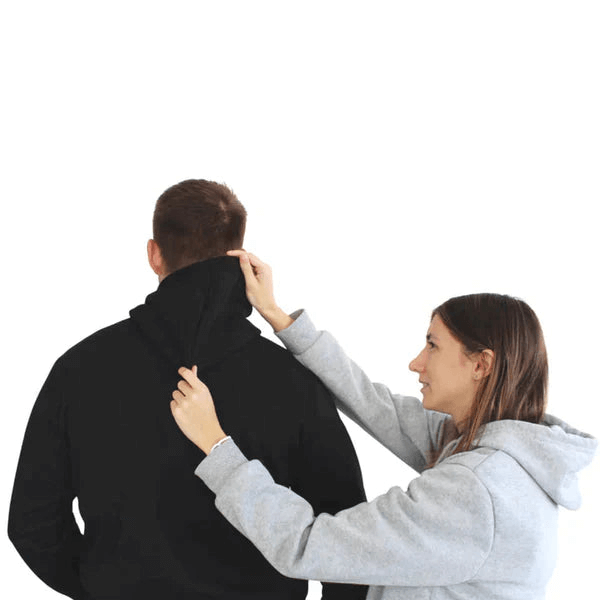 Beheizbarer Unisex-Kapuzenpullover mit einstellbarer Temperatur