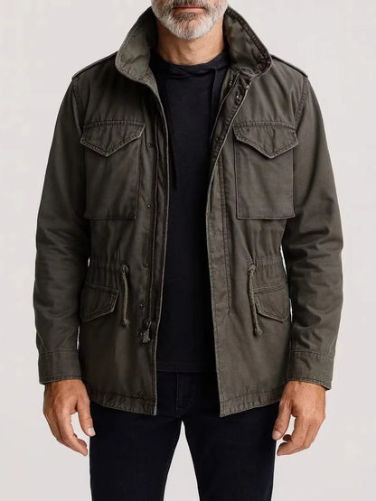 Veste homme style militaire légère et polyvalente