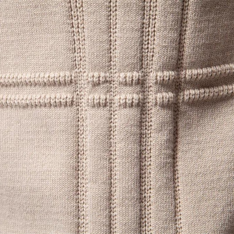 Pull homme maille tricot motif carreaux classique