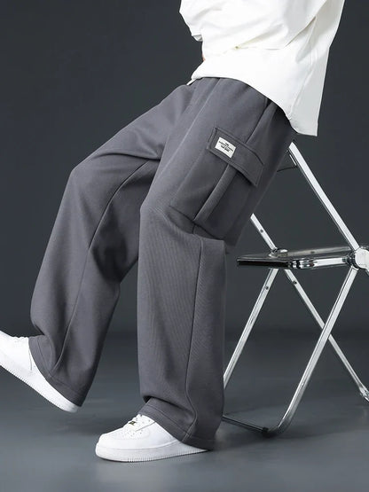 Weite Cargohose für Herren mit verstellbarer Taille