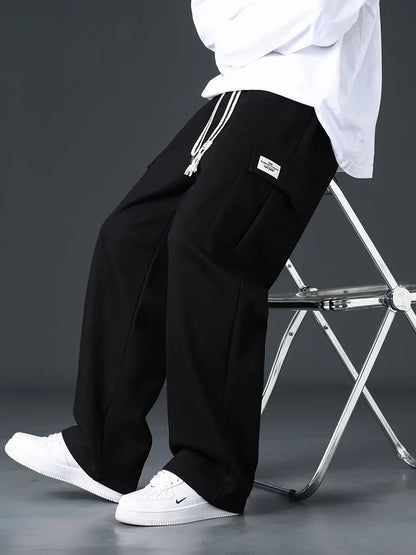 Weite Cargohose für Herren mit verstellbarer Taille