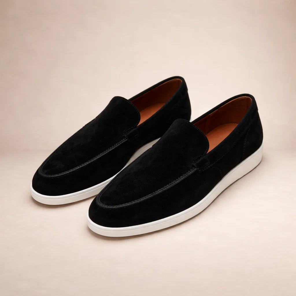 Mocassins homme cuir véritable coupe classique