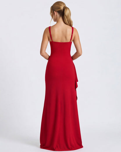 Robe Maxi Main Character – Coupe Gainante et Col Carré
