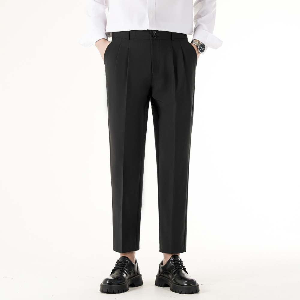 Moderne, lässige Herrenhose mit geradem Schnitt