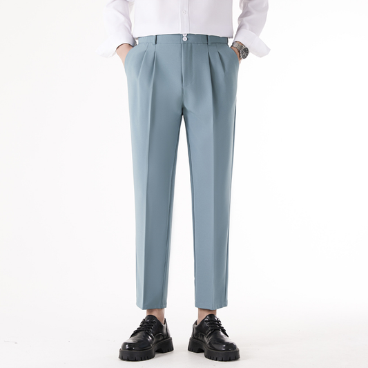 Pantalon homme coupe droite moderne décontracté