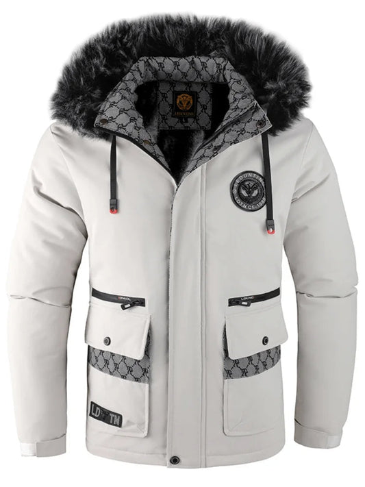 Veste hiver imperméable homme doublure polaire chaude