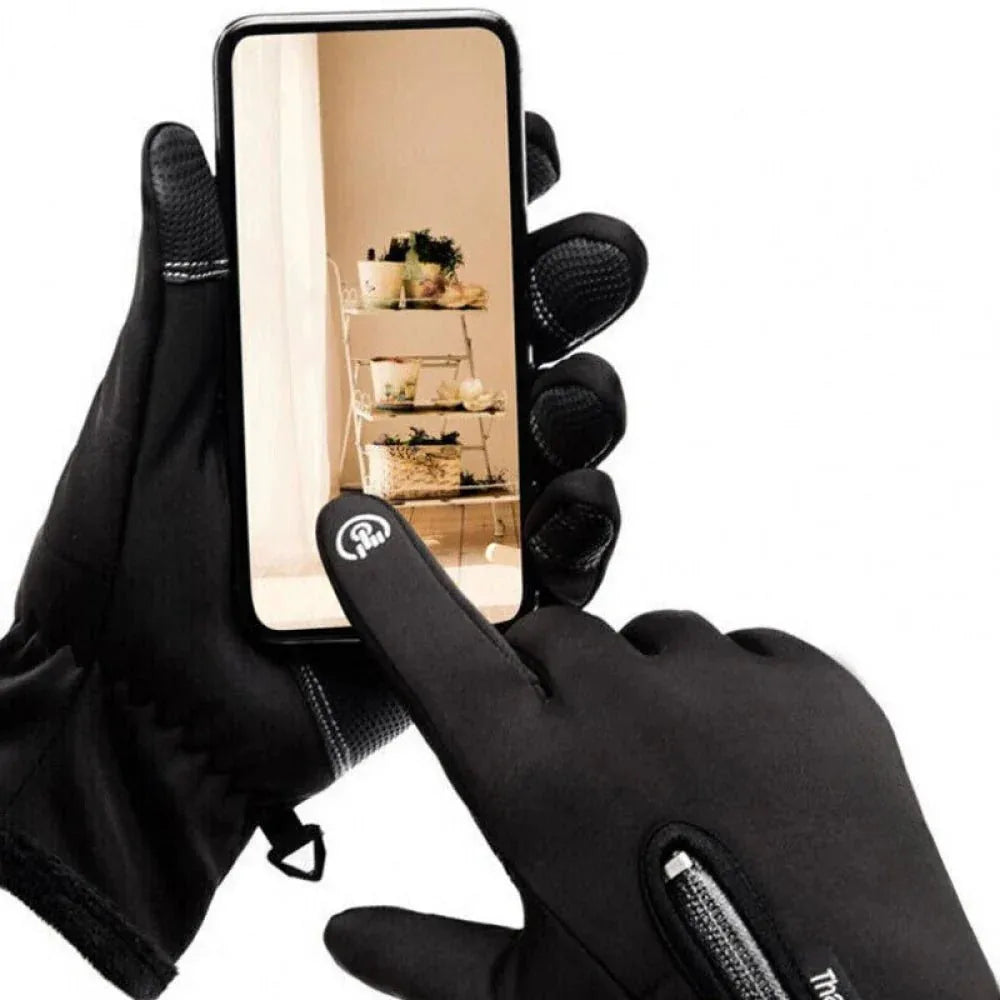 Gants chauffants imperméables tactiles pour ski et vélo