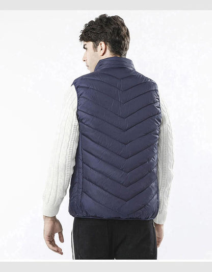 Gilet chauffant homme extérieur anti-vent imperméable