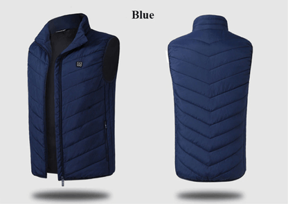 Gilet chauffant homme extérieur anti-vent imperméable