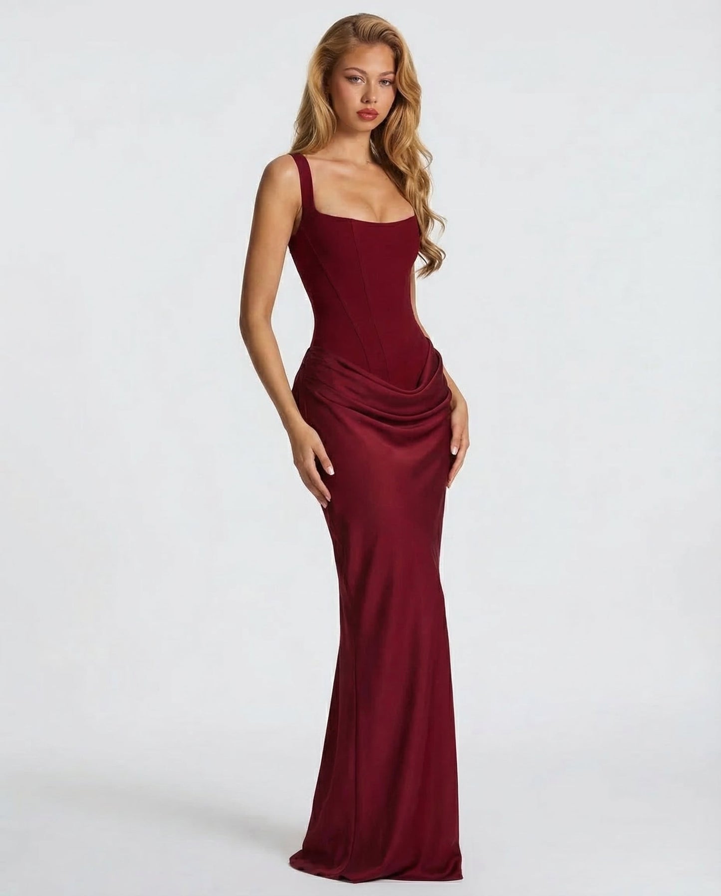 ARIA Robe Maxi Sablier – Silhouette Valorisante pour Toutes Occasions