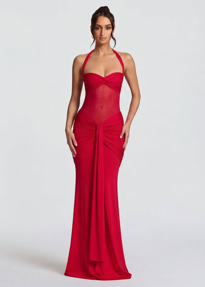 ARIA Robe Siren Sablier – Silhouette Sculptée et Glamour de Soirée