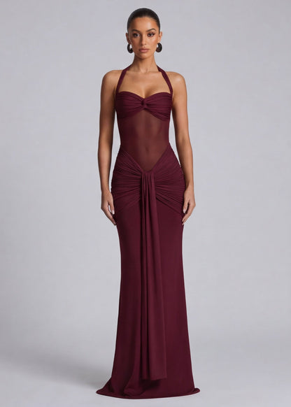 ARIA Robe Siren Sablier – Silhouette Sculptée et Glamour de Soirée