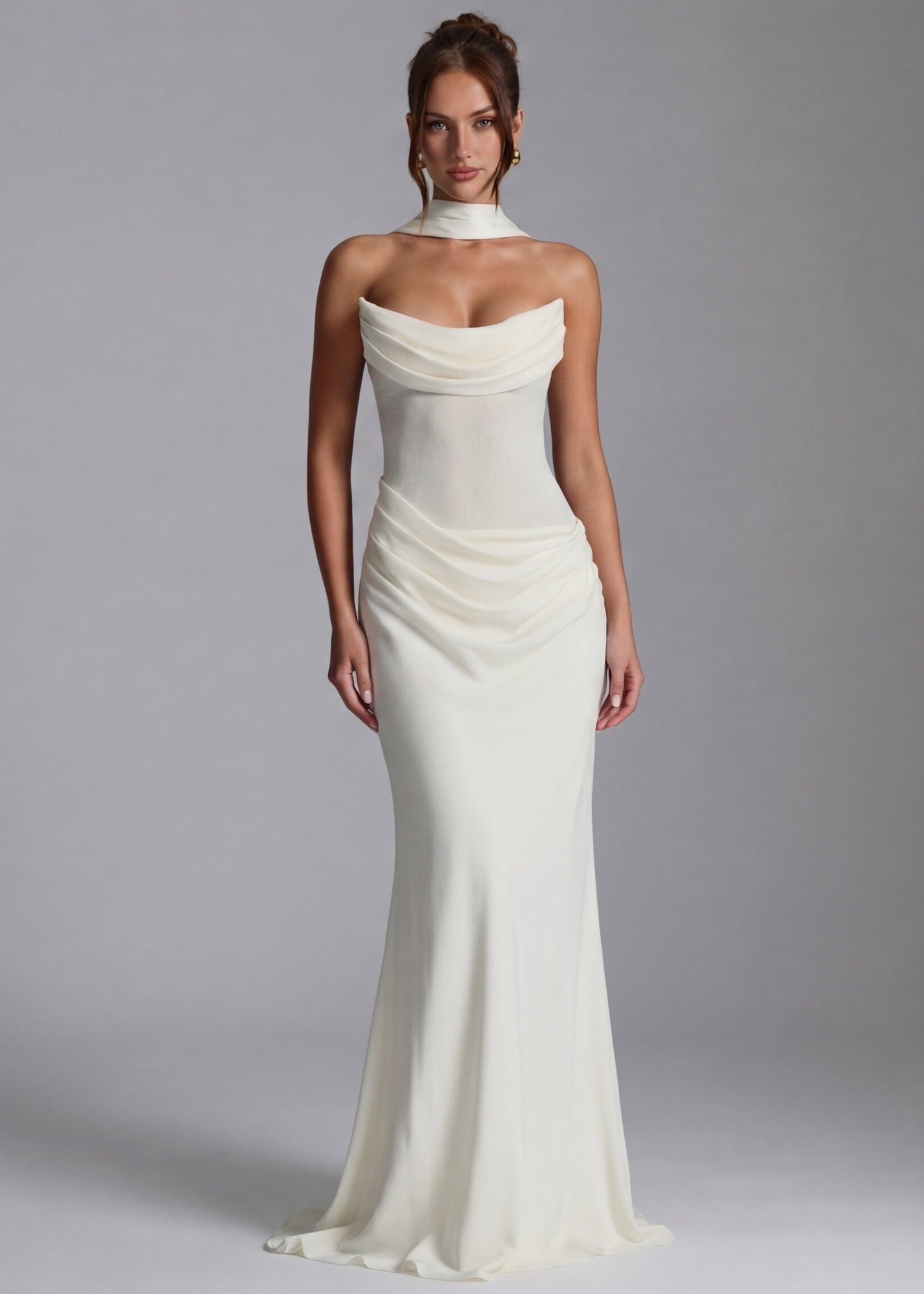 ARIA Robe Maxi Muse – Silhouette Fluide et Élégance Naturelle