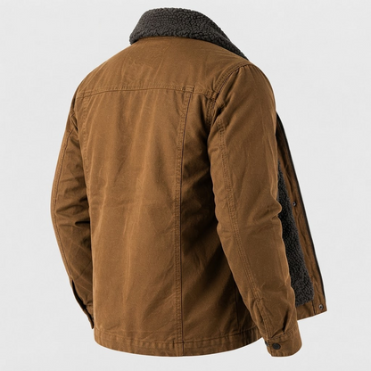 Veste homme style Western coton suédine confortable