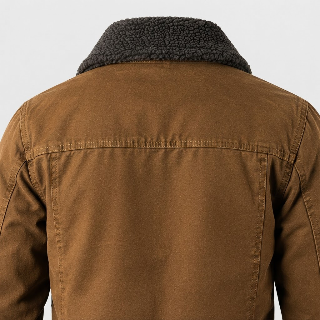 Veste homme style Western coton suédine confortable