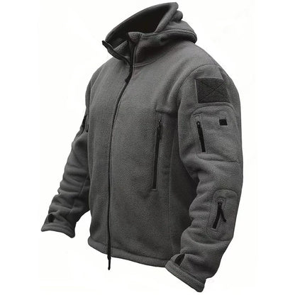 Veste polaire homme tactique multipoches extérieure