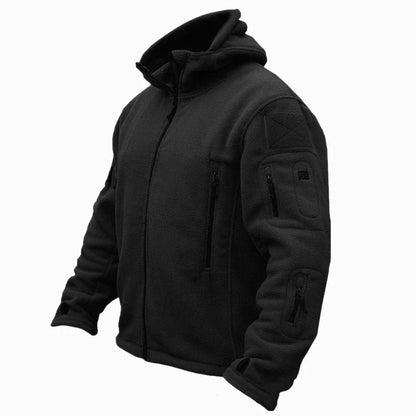 Veste polaire homme tactique multipoches extérieure
