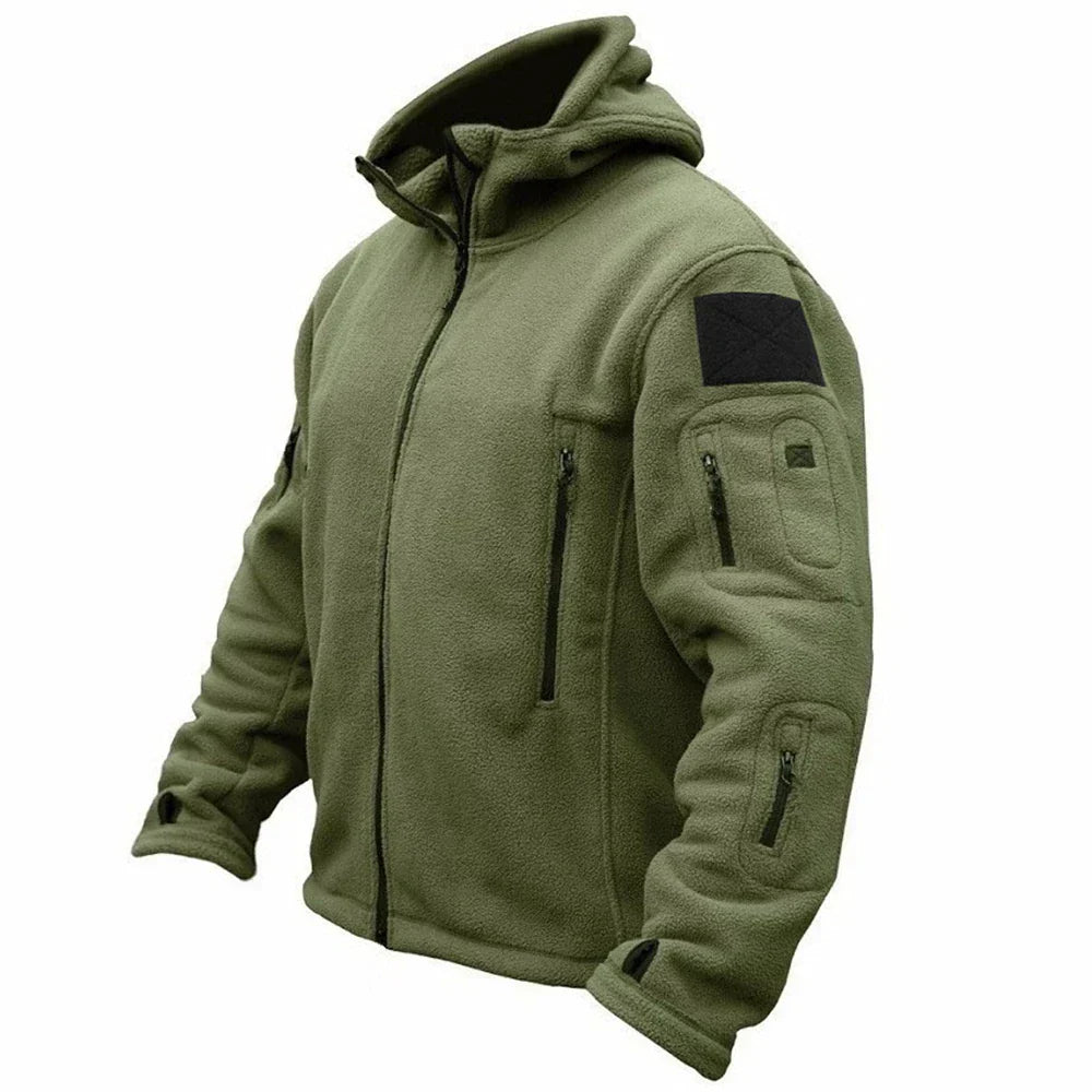 Veste polaire homme tactique multipoches extérieure