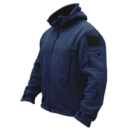 Veste polaire homme tactique multipoches extérieure