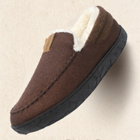 Pantoufles homme doublure peau de mouton antidérapante