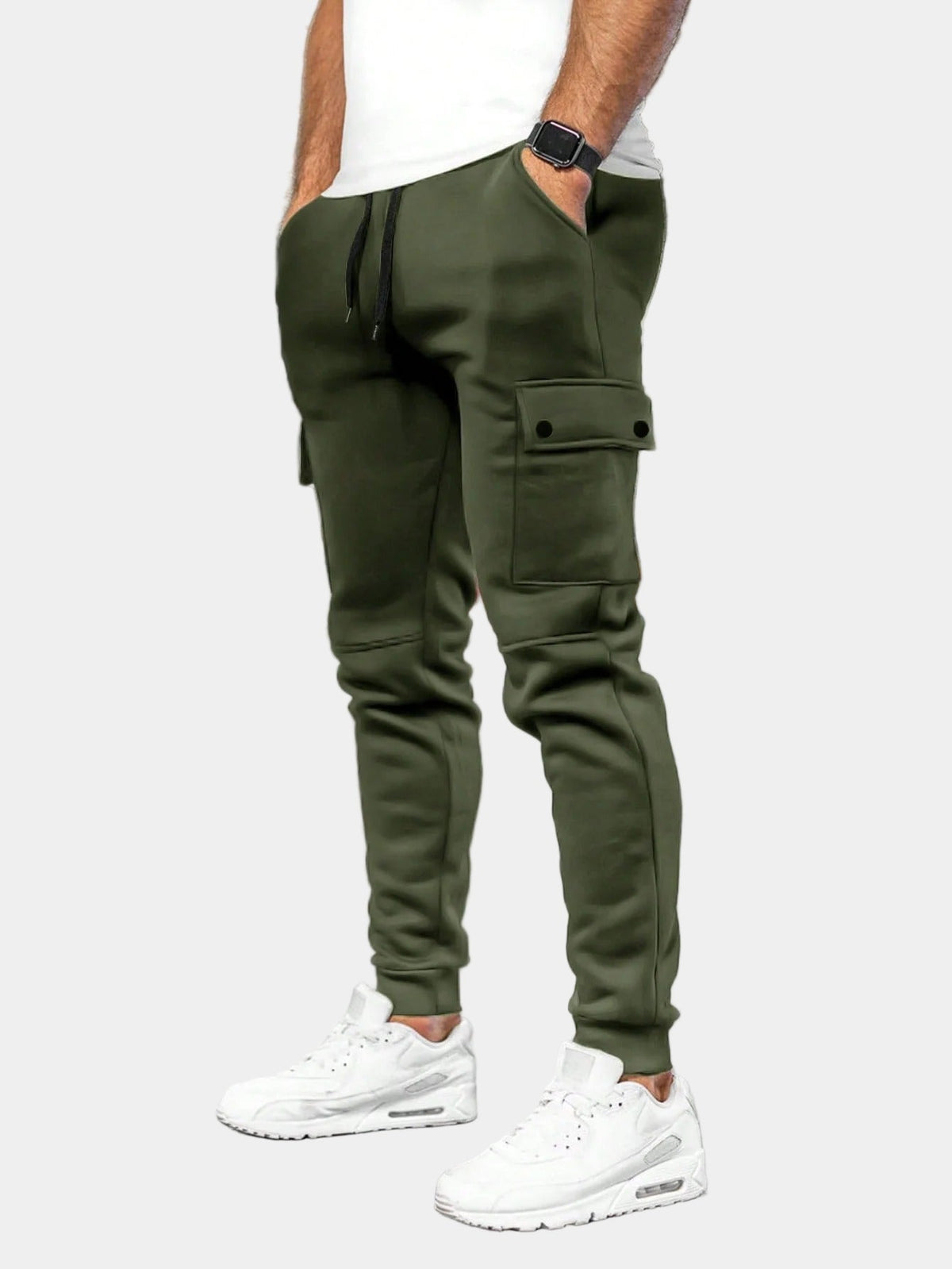 Jogging homme cargo confort décontracté avec cordon